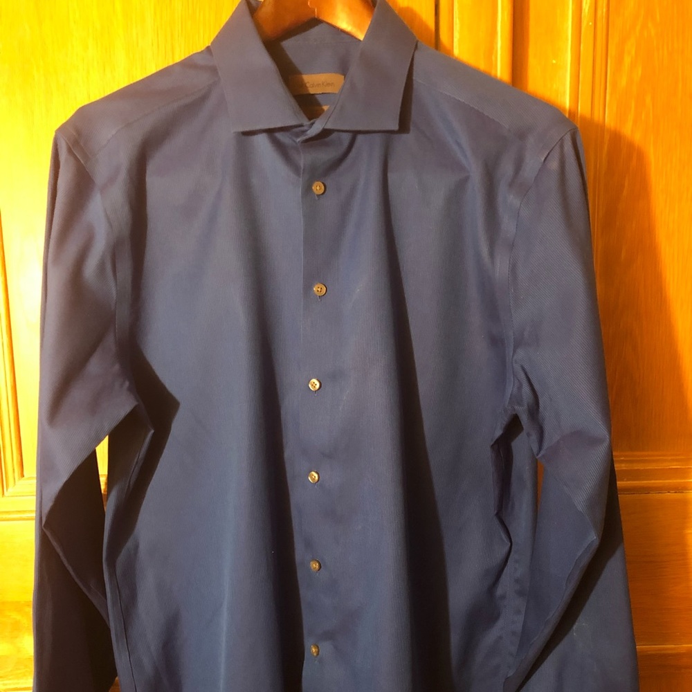 Calvin Klein Slim Fit Non Iron Dress Shirt
